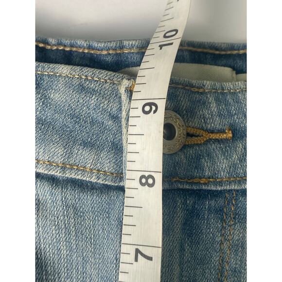 Levi's Blue Denim Classic Capri Rolled Hem Light Wash Jeans Women's Size 8 NWT - Picture 8 of 9